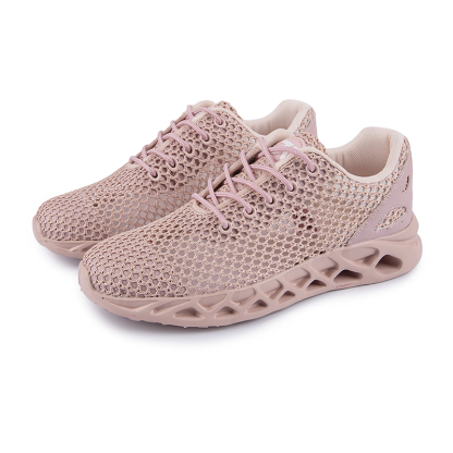 Softsfeel Women's Relieve Foot Pain Perfect Cushioning Walking Shoes - Pink-SOFTSFEEL