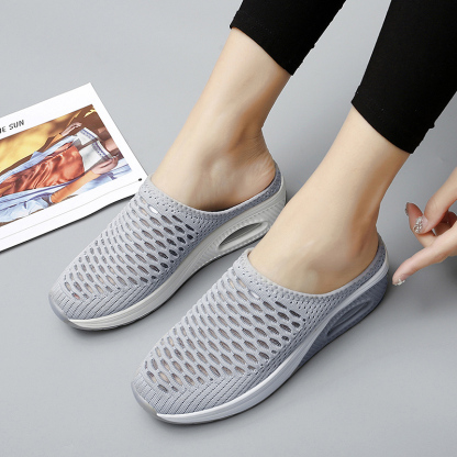 Softsfeel Women's Relieve Foot Pain Perfect Walking Sandals - Gray-SOFTSFEEL