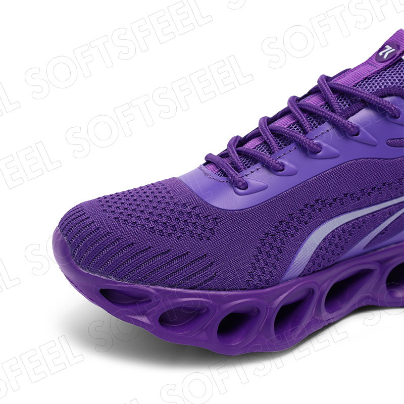 Softsfeel Women's Relieve Foot Pain Perfect Walking Shoes - Purple-SOFTSFEEL