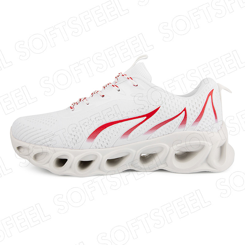 Softsfeel Men's Relieve Foot Pain Perfect Walking Shoes - White-SOFTSFEEL