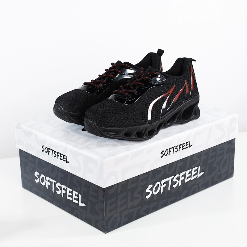 Softsfeel®Relieve Foot Pain Perfect Walking Shoes - Black Red