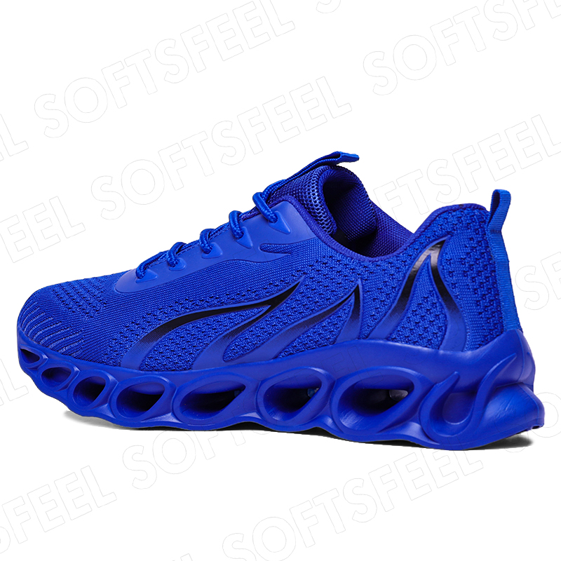 Softsfeel Women's Relieve Foot Pain Perfect Walking Shoes - Blue-SOFTSFEEL
