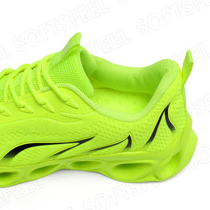 Softsfeel Relieve Foot Pain Perfect Walking Shoes - Fluorescent Green-SOFTSFEEL