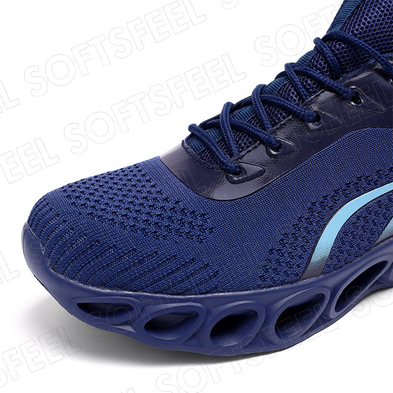 Softsfeel Men's Relieve Foot Pain Perfect Walking Shoes - Dark Blue-SOFTSFEEL