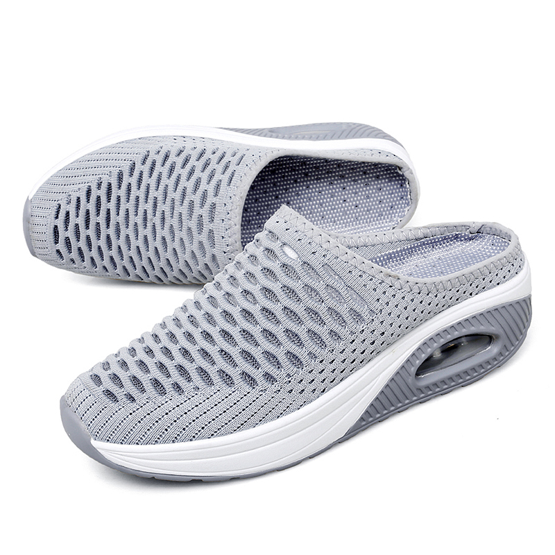 Softsfeel Women's Relieve Foot Pain Perfect Walking Sandals - Gray-SOFTSFEEL
