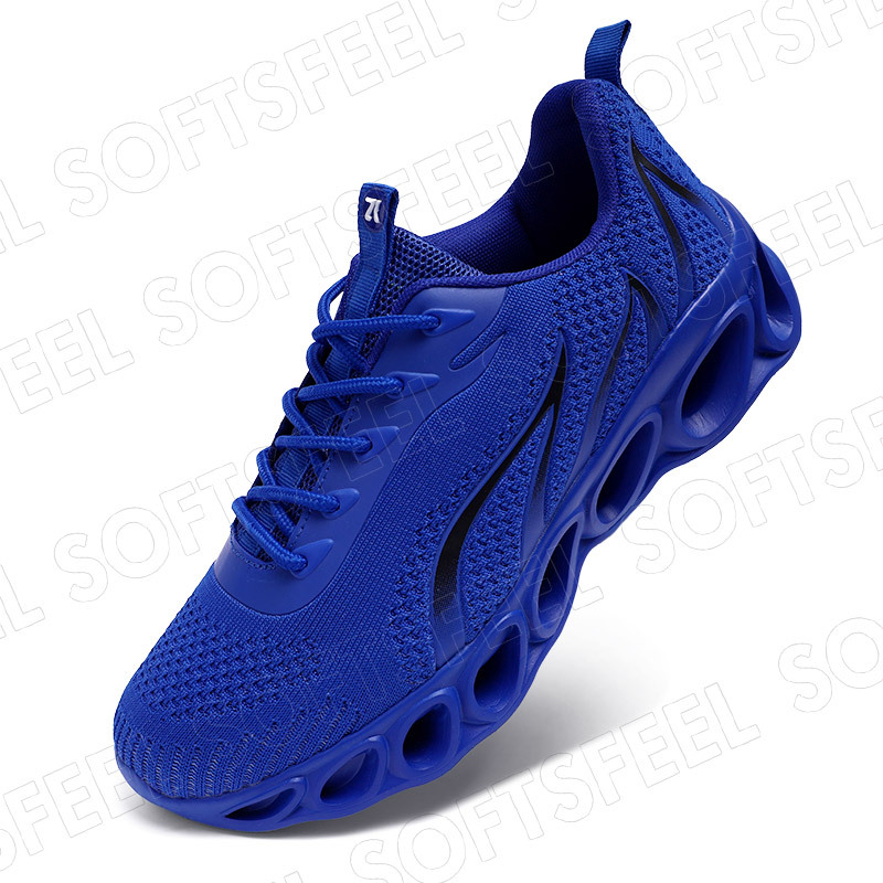 Softsfeel Women's Relieve Foot Pain Perfect Walking Shoes - Blue-SOFTSFEEL