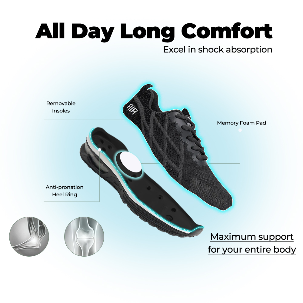 Softsfeel® Women's AirCush Lite Core V1 - Gray