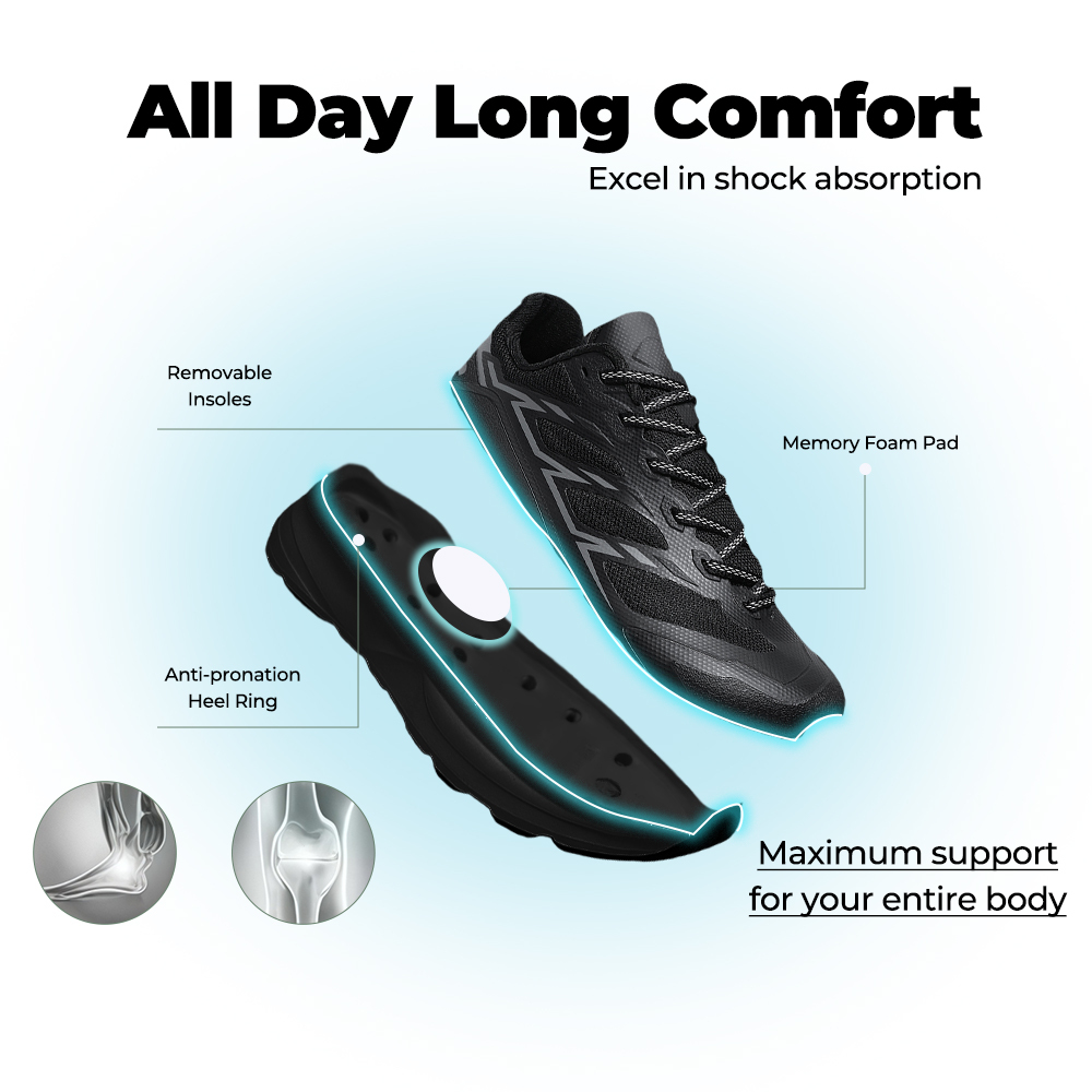 Women's WideToe Grip V1 - Black