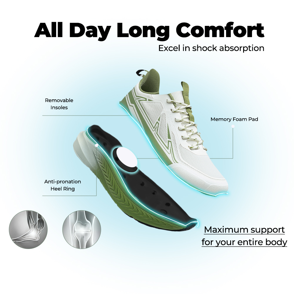 Men's WideToe Grip V3 - Mint White