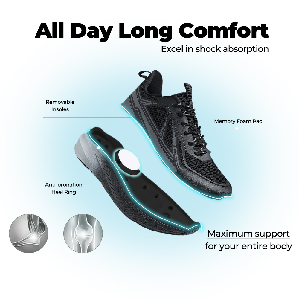 Men's WideToe Grip V3 - Charcoal Black