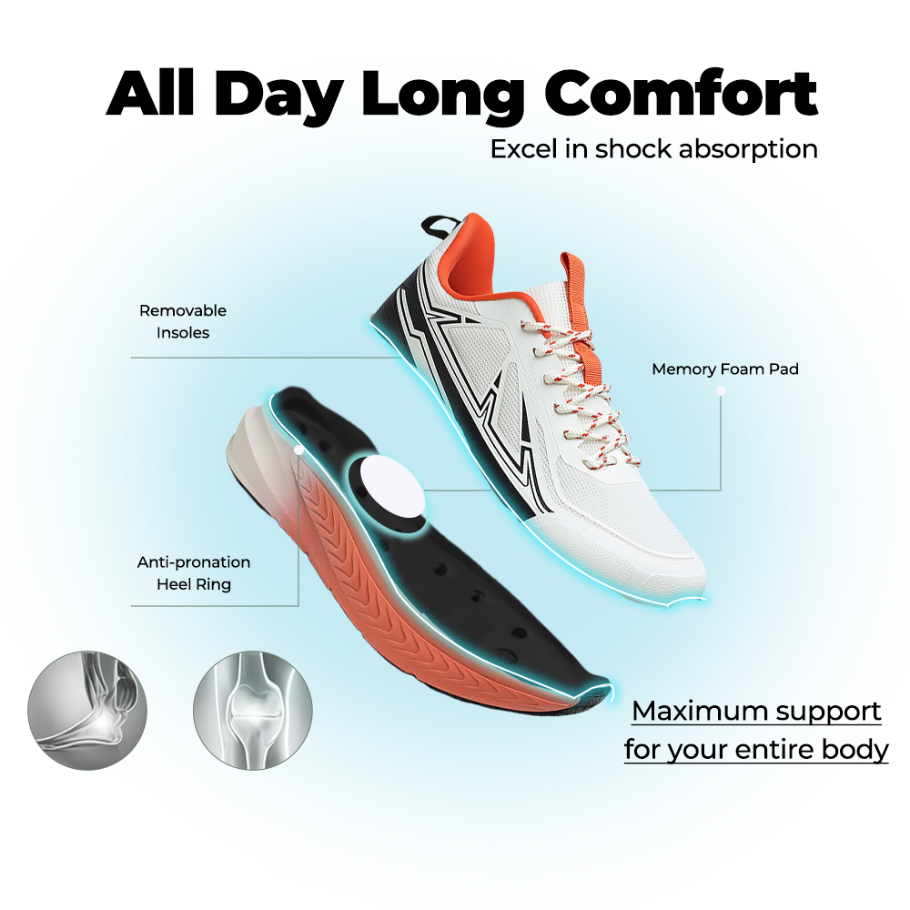 Men's WideToe Grip V3 - Coral Noir