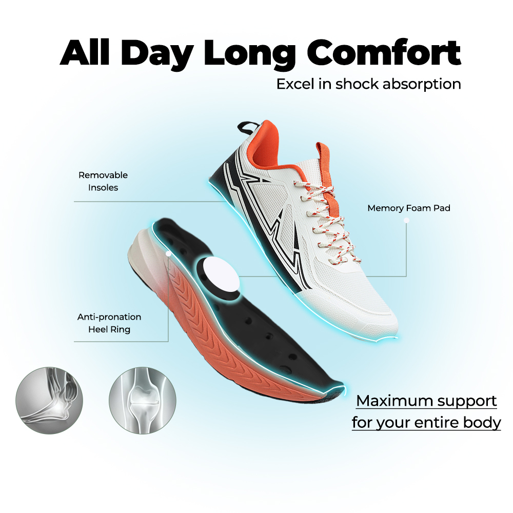 Men's WideToe Grip V3 - Coral Noir