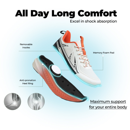 Men's WideToe Grip V3 - Coral Noir