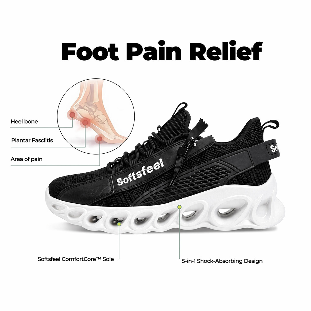 Men's Cloud Wanderer V7 - Black White