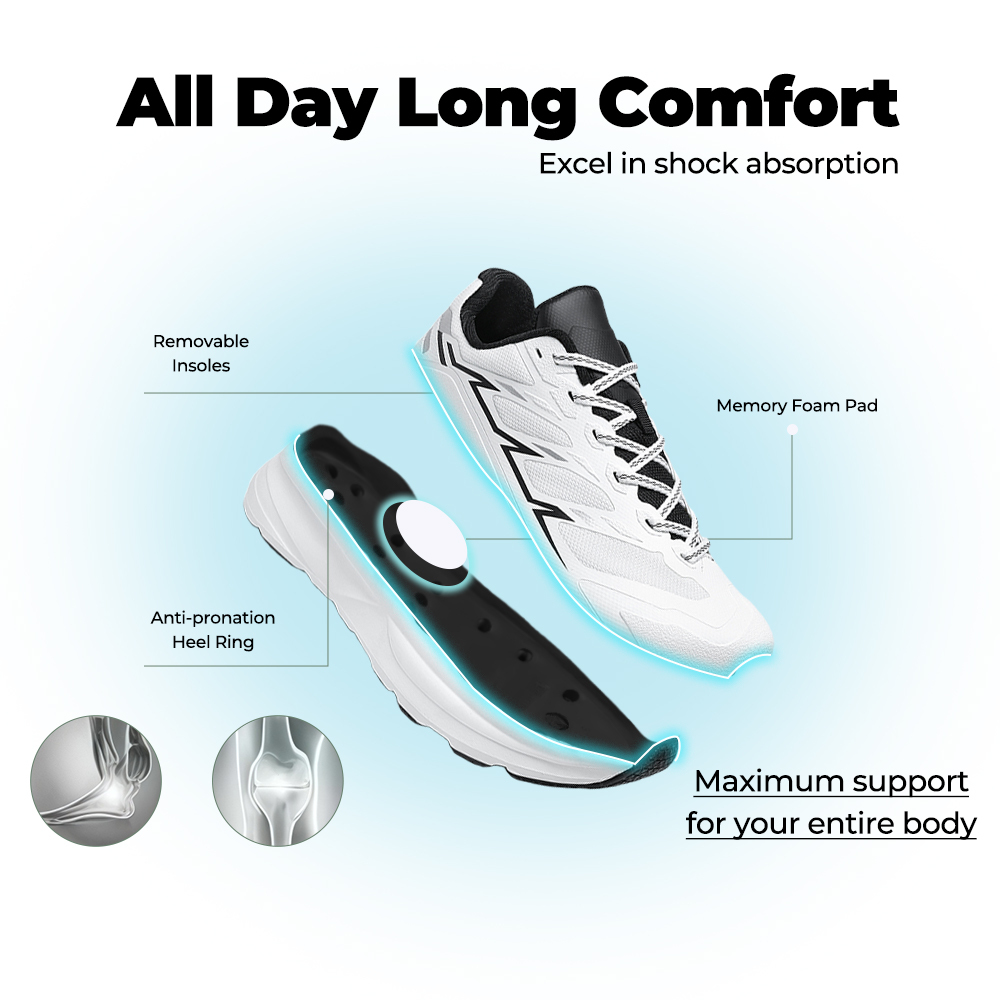 Women's WideToe Grip V1 - White