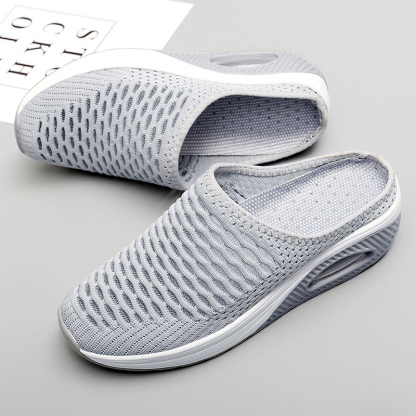 Softsfeel Women's Relieve Foot Pain Perfect Walking Sandals - Gray-SOFTSFEEL