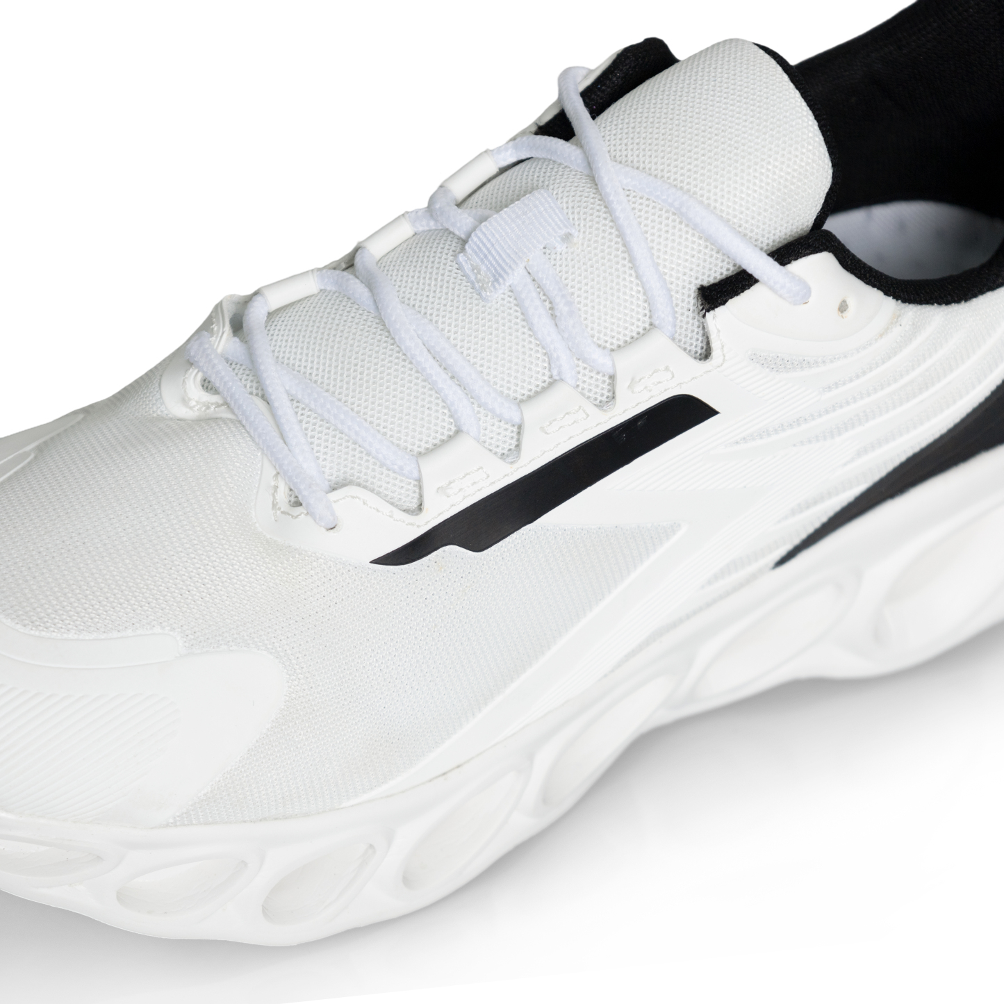 Softsfeel Men's ComfortFlow Shoes - White-SOFTSFEEL