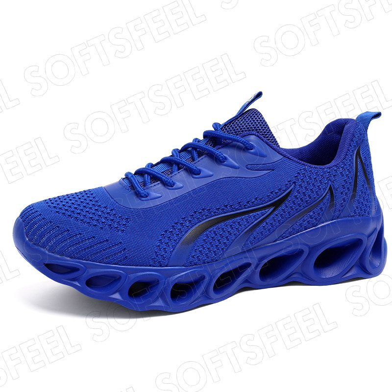 Softsfeel Women's Relieve Foot Pain Perfect Walking Shoes - Blue-SOFTSFEEL