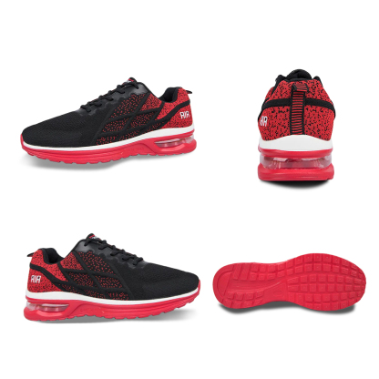 Softsfeel® Women's AirCush Lite Core V1 - Black/Red