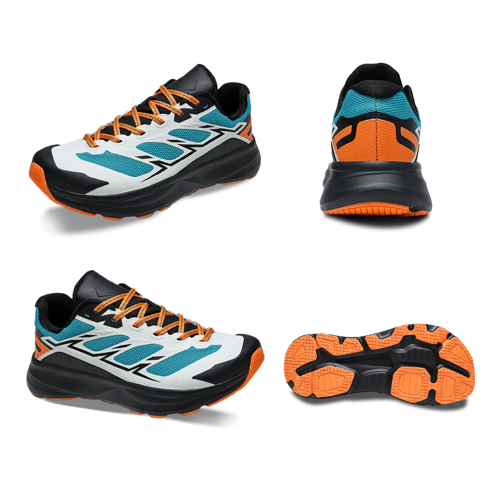 Men's WideToe Grip V1 - Sunset Orange & Basalt Gray