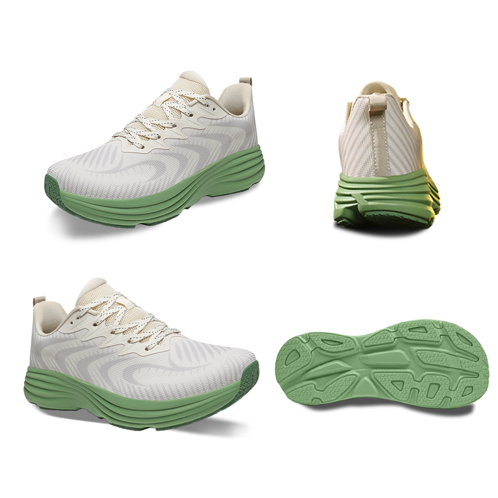 Men's WideToe Grip V2 - Cream & Sage Green