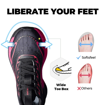 Women's AllTraction Air V3 - Obsidian Base with Fuchsia Streaks