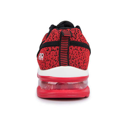 Softsfeel Men's Technology Air Cushion Super Soft Shoes - Black/Red-SOFTSFEEL