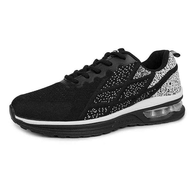 Softsfeel Women's Technology Air Cushion Super Soft Shoes - Black/White-SOFTSFEEL