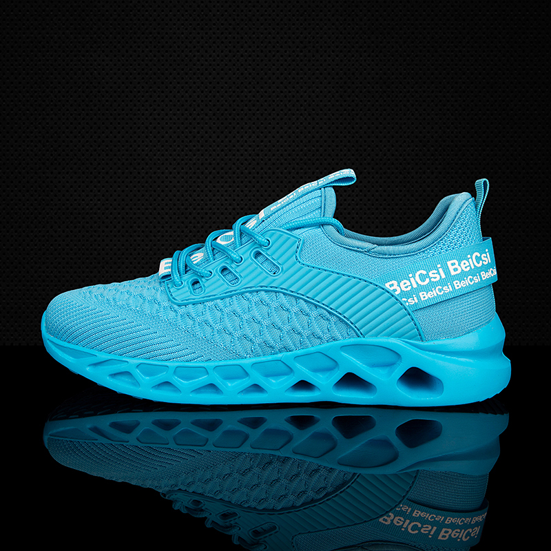 Softsfeel Men's AirCushion Shoes - Lake Blue-SOFTSFEEL