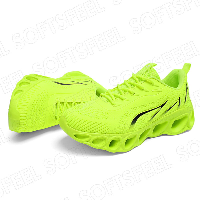 Softsfeel Relieve Foot Pain Perfect Walking Shoes - Fluorescent Green-SOFTSFEEL