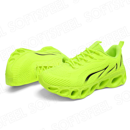 Softsfeel Relieve Foot Pain Perfect Walking Shoes - Fluorescent Green-SOFTSFEEL