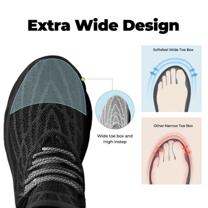 Softsfeel® Women's Cloud Strider V1 - Black