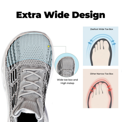Women's WideToe Grip V3 - Silver Mist