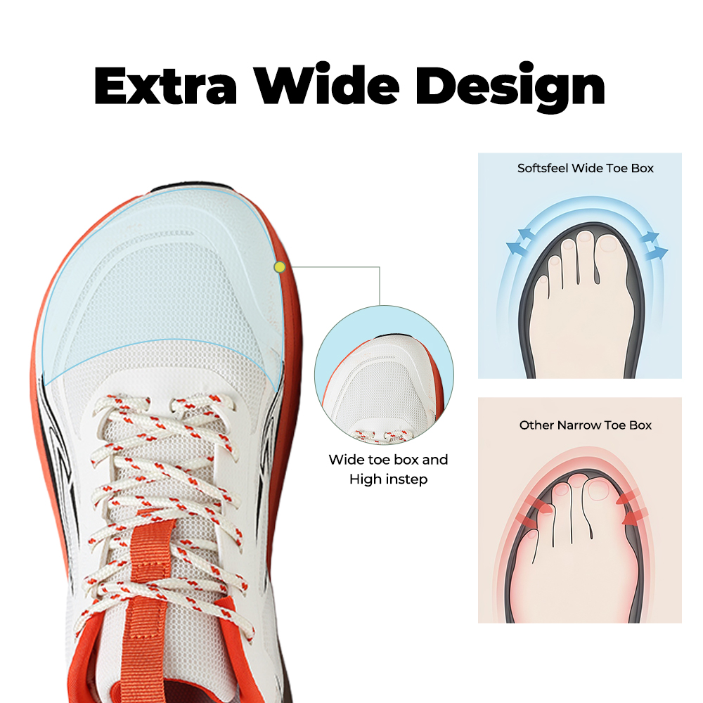 Women's WideToe Grip V3 - Coral Noir