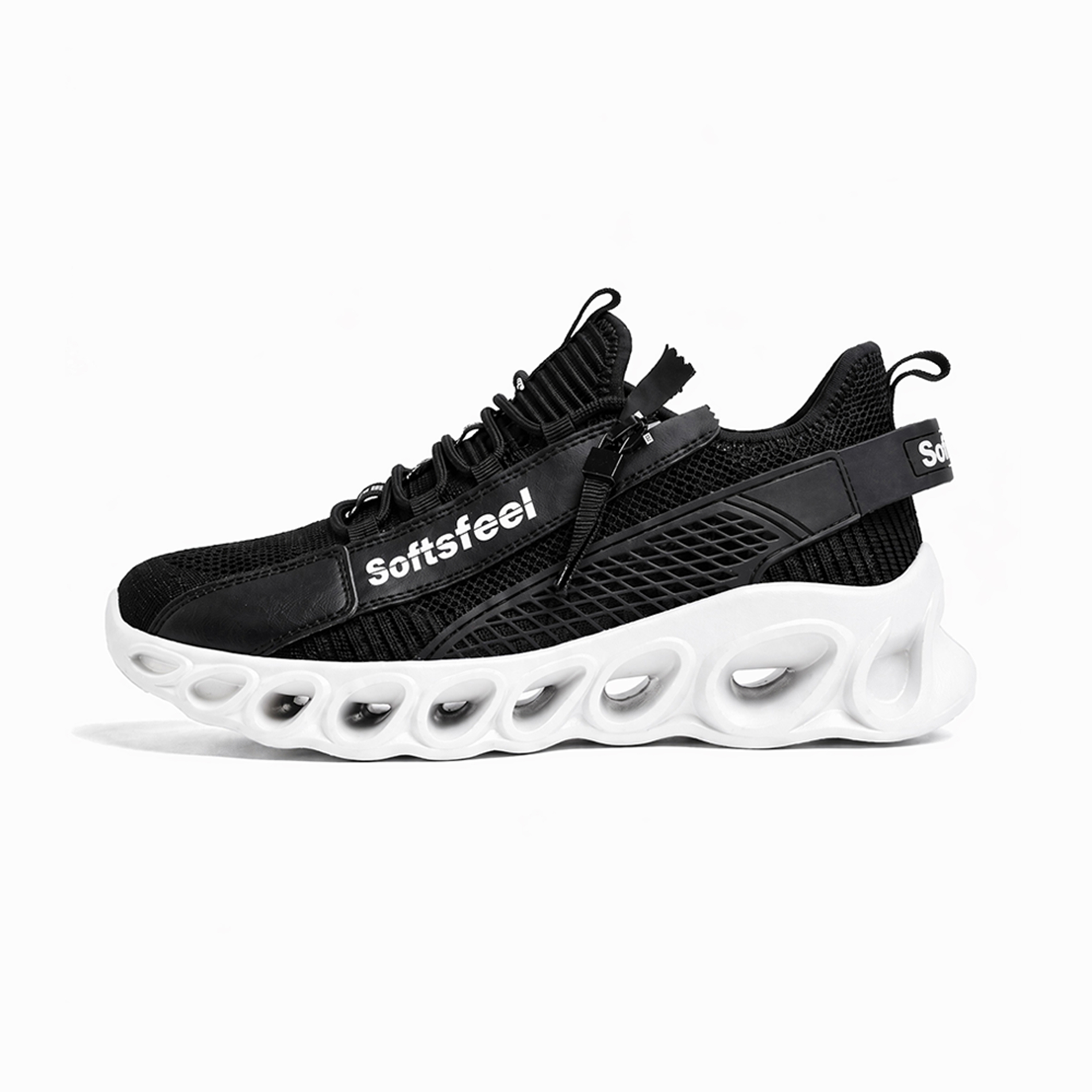 Men's Cloud Wanderer V7 - Black White