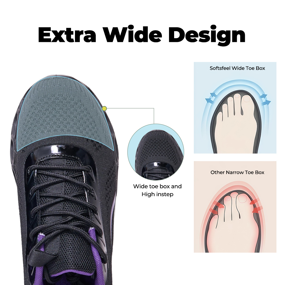 Softsfeel® Women's Rebound Core V1 - Black Purple