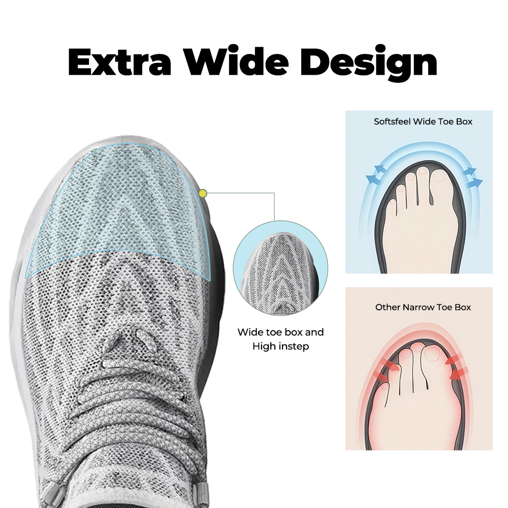 Softsfeel® Women's Cloud Strider V1 - Gray