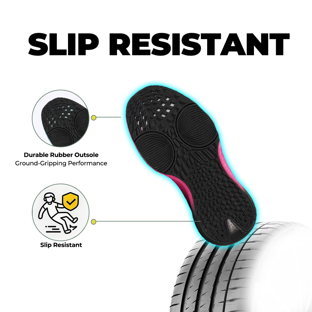 Women's AllTraction Air V3 - Obsidian Base with Fuchsia Streaks