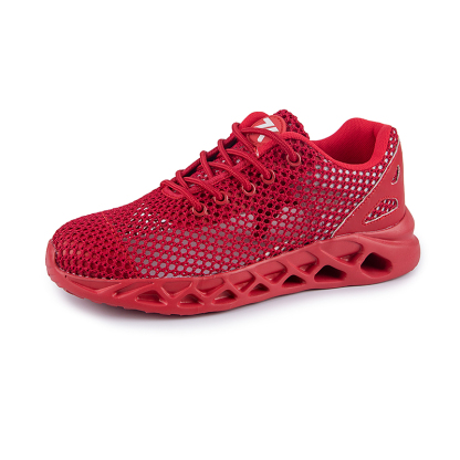 Softsfeel Men's Relieve Foot Pain Perfect Cushioning Walking Shoes-Red-SOFTSFEEL