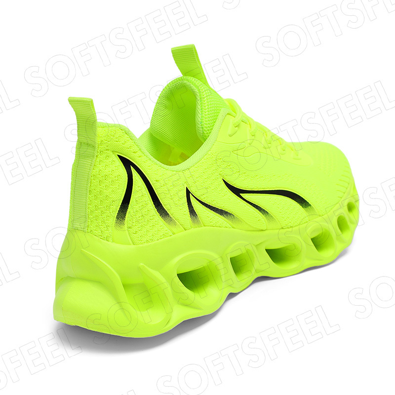Softsfeel Relieve Foot Pain Perfect Walking Shoes - Fluorescent Green-SOFTSFEEL