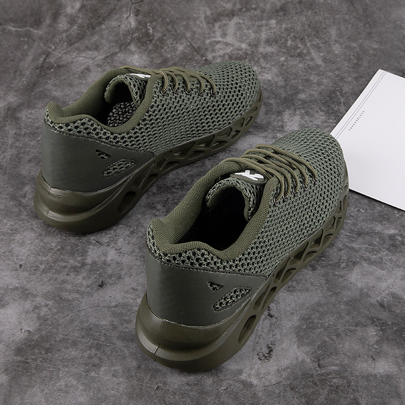 Softsfeel Women's Relieve Foot Pain Perfect Cushioning Walking Shoes - Army green-SOFTSFEEL