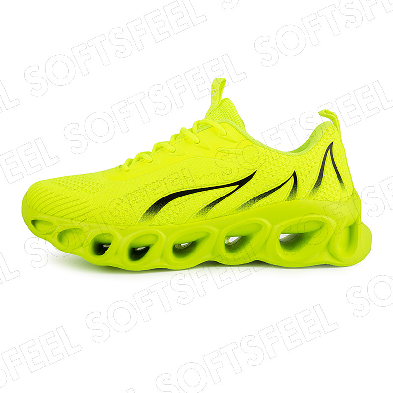 Softsfeel Relieve Foot Pain Perfect Walking Shoes - Fluorescent Green-SOFTSFEEL