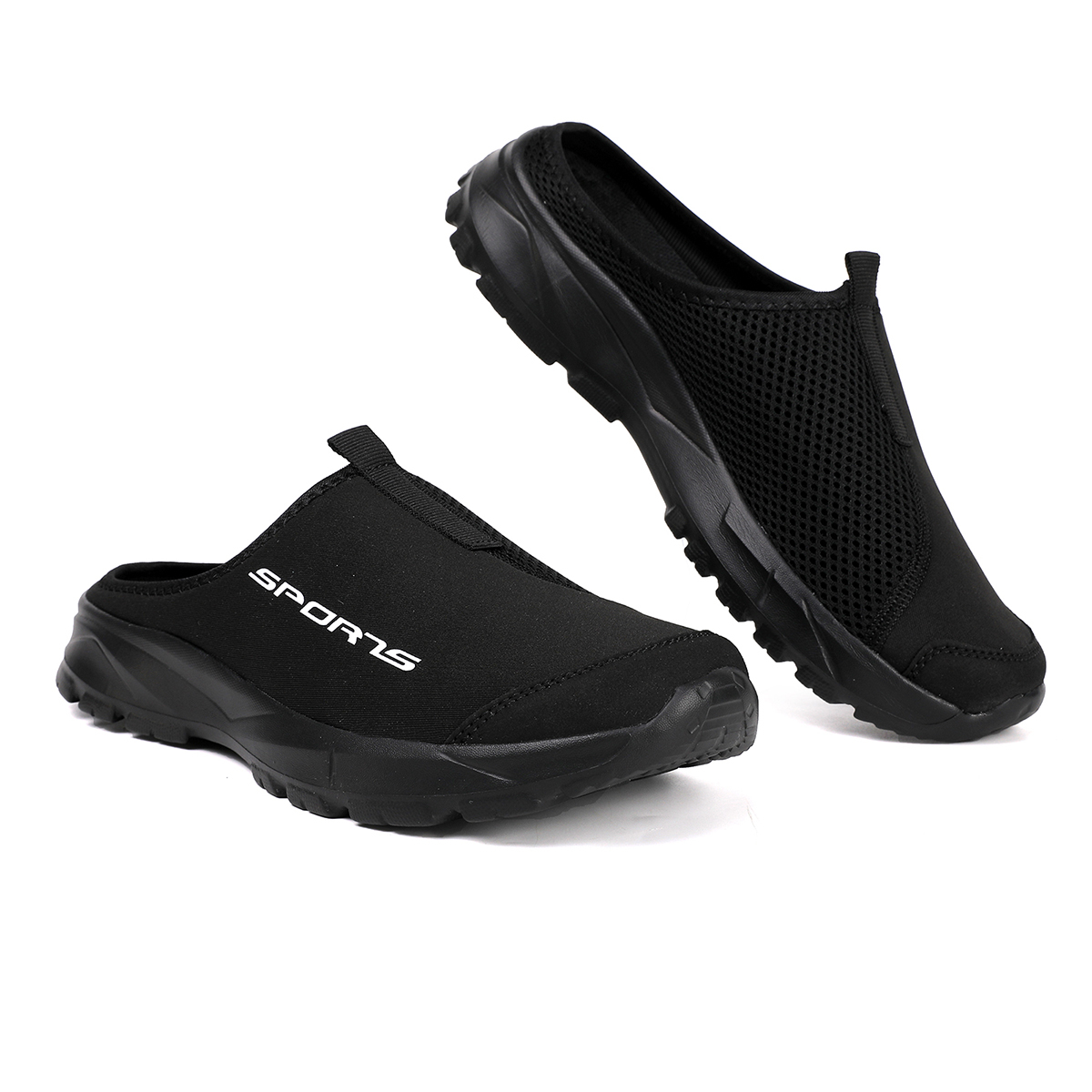 SoftsFeel™ Men's Breathable Mesh Slide Sandals - Relieve Foot Pressure with Every Step