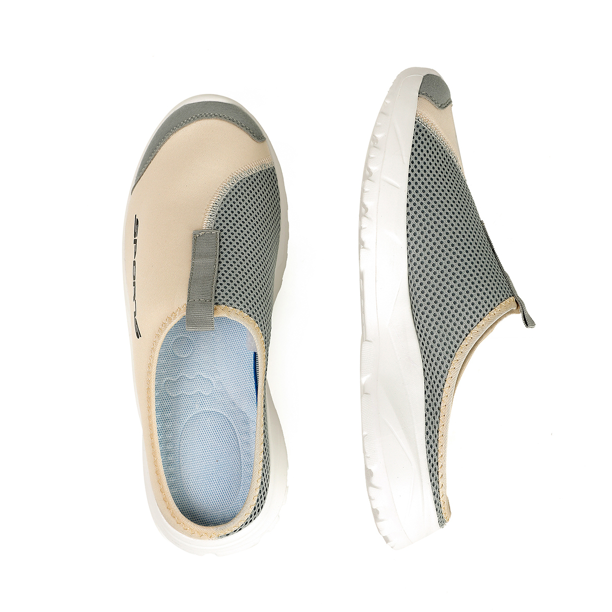 SoftsFeel® Men's Breathable Mesh Slide Sandals - Relieve Foot Pressure with Every Step