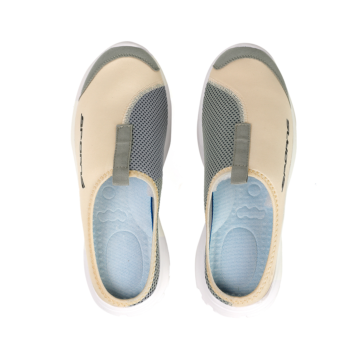 SoftsFeel® Men's Breathable Mesh Slide Sandals - Relieve Foot Pressure with Every Step