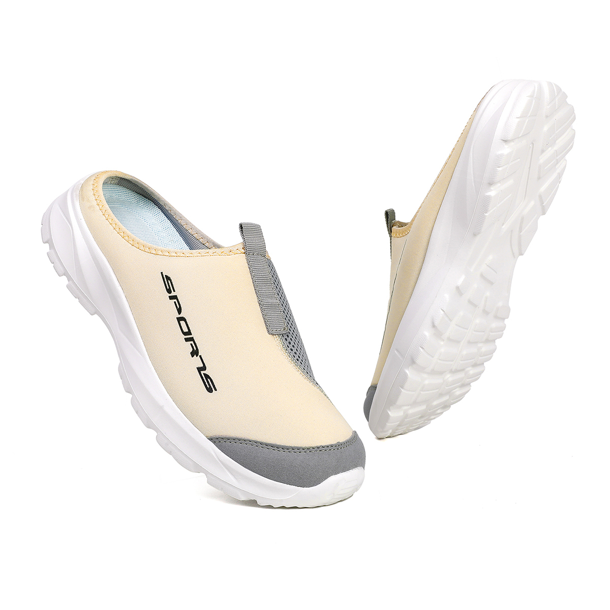SoftsFeel® Men's Breathable Mesh Slide Sandals - Relieve Foot Pressure with Every Step