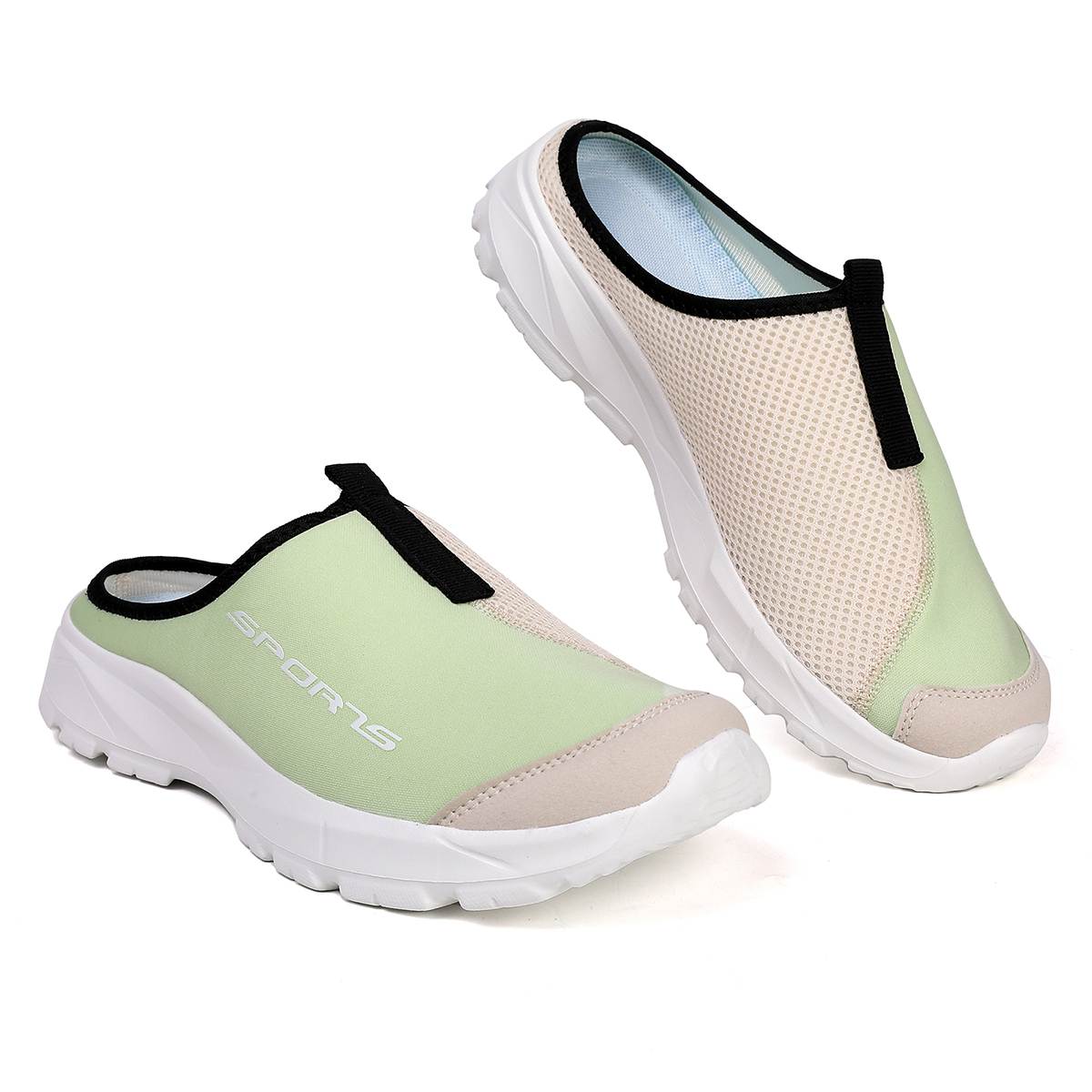 SoftsFeel® Women's Breathable Mesh Slide Sandals - Relieve Foot Pressure with Every Step