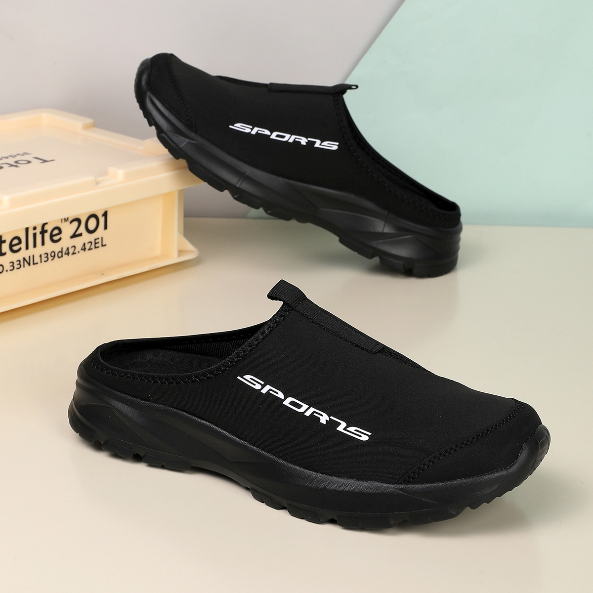 SoftsFeel™ Men's Breathable Mesh Slide Sandals - Relieve Foot Pressure with Every Step