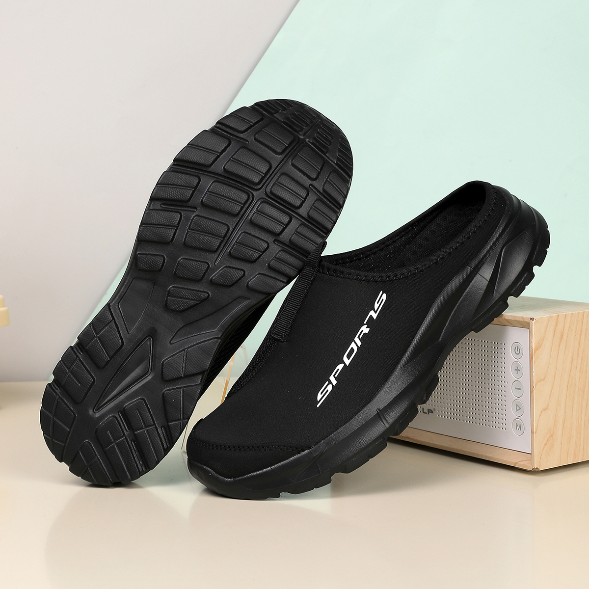 SoftsFeel™ Men's Breathable Mesh Slide Sandals - Relieve Foot Pressure with Every Step