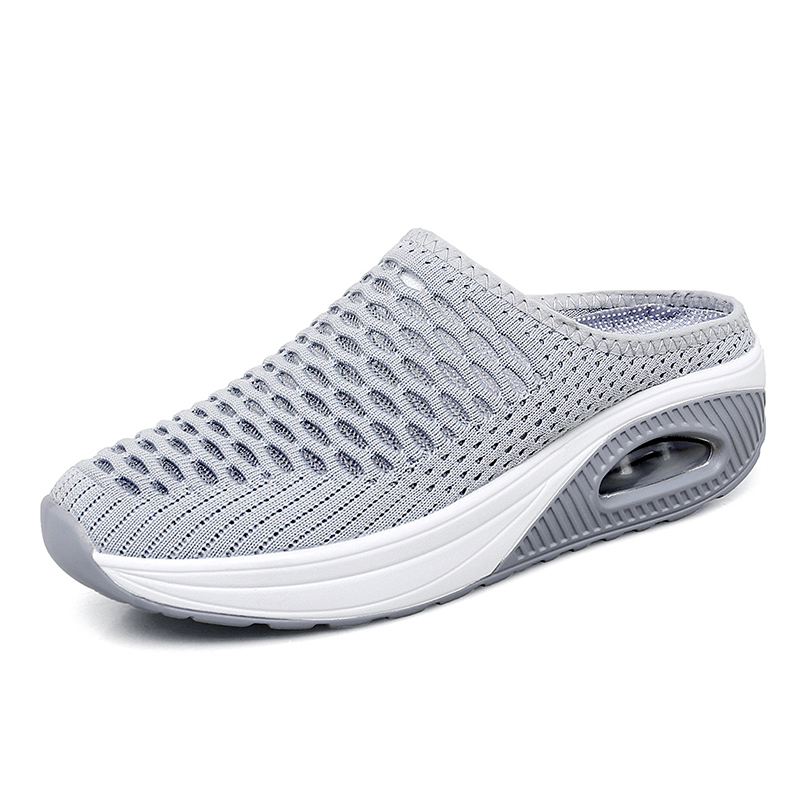 Softsfeel Women's Relieve Foot Pain Perfect Walking Sandals - Gray-SOFTSFEEL